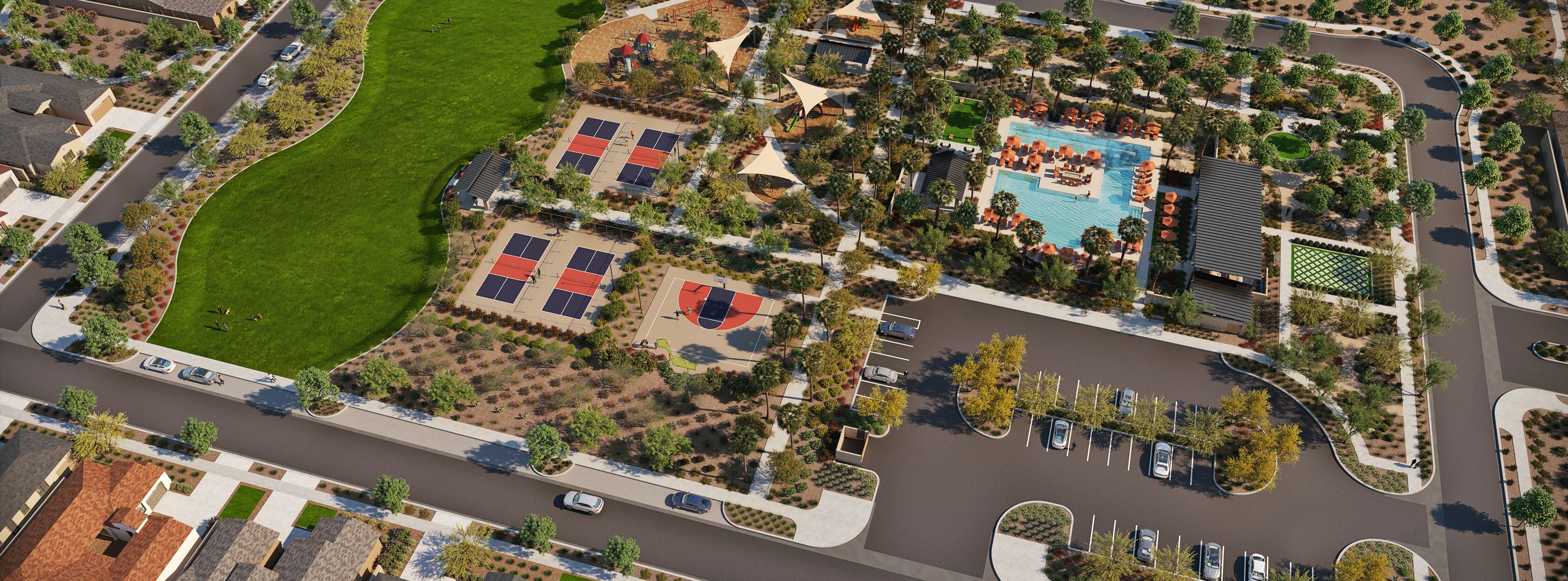 Western Garden Amenity Aerial View 1of3