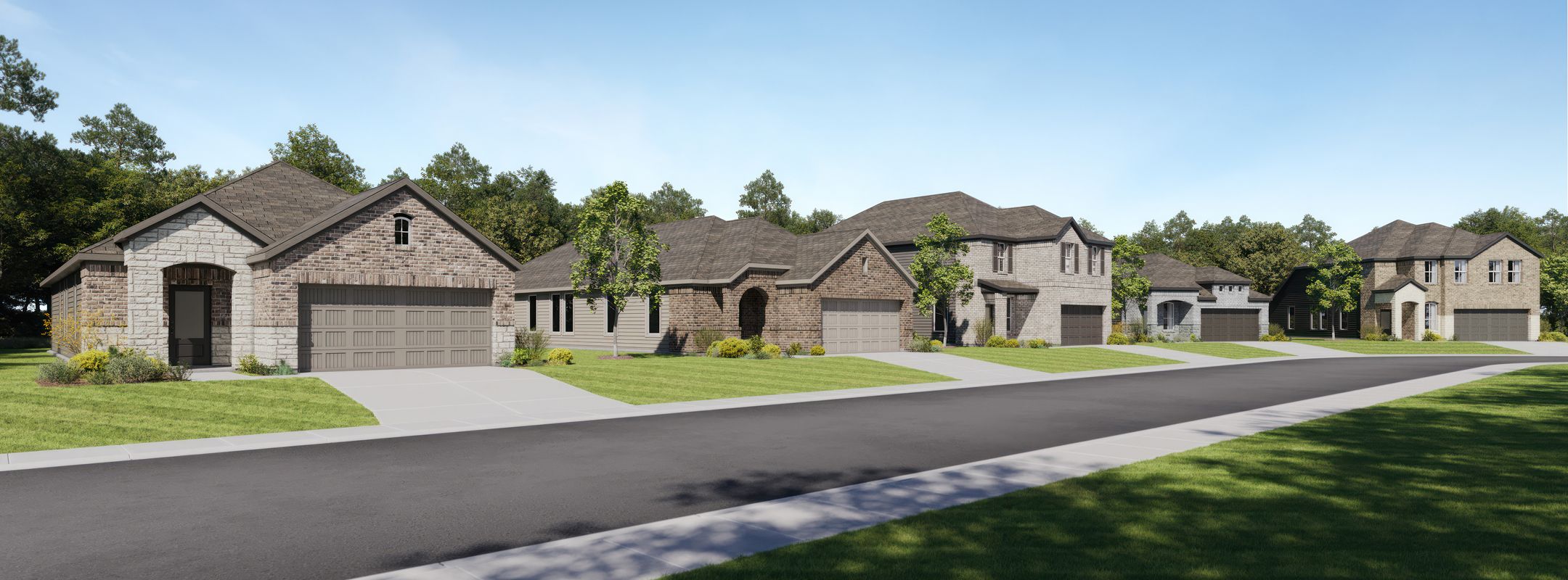 Grove Core Eventide 1 Side Brick Streetscape