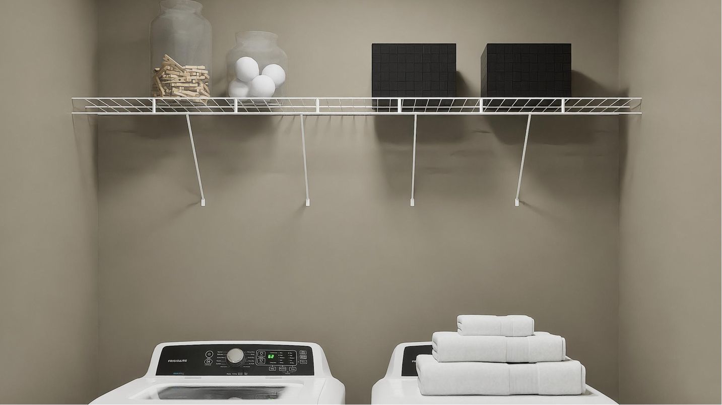 Mahogany Redlands Ridge Ei Laundry Room Shelf 073025