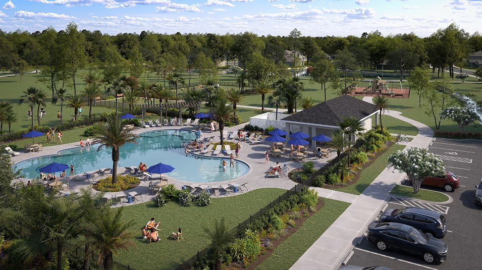 Tillman Lakes Amenity Aerial