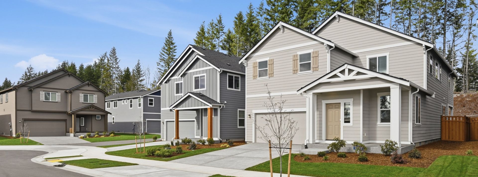 Gallery East Tehaleh Glacier Pointe Streetscape