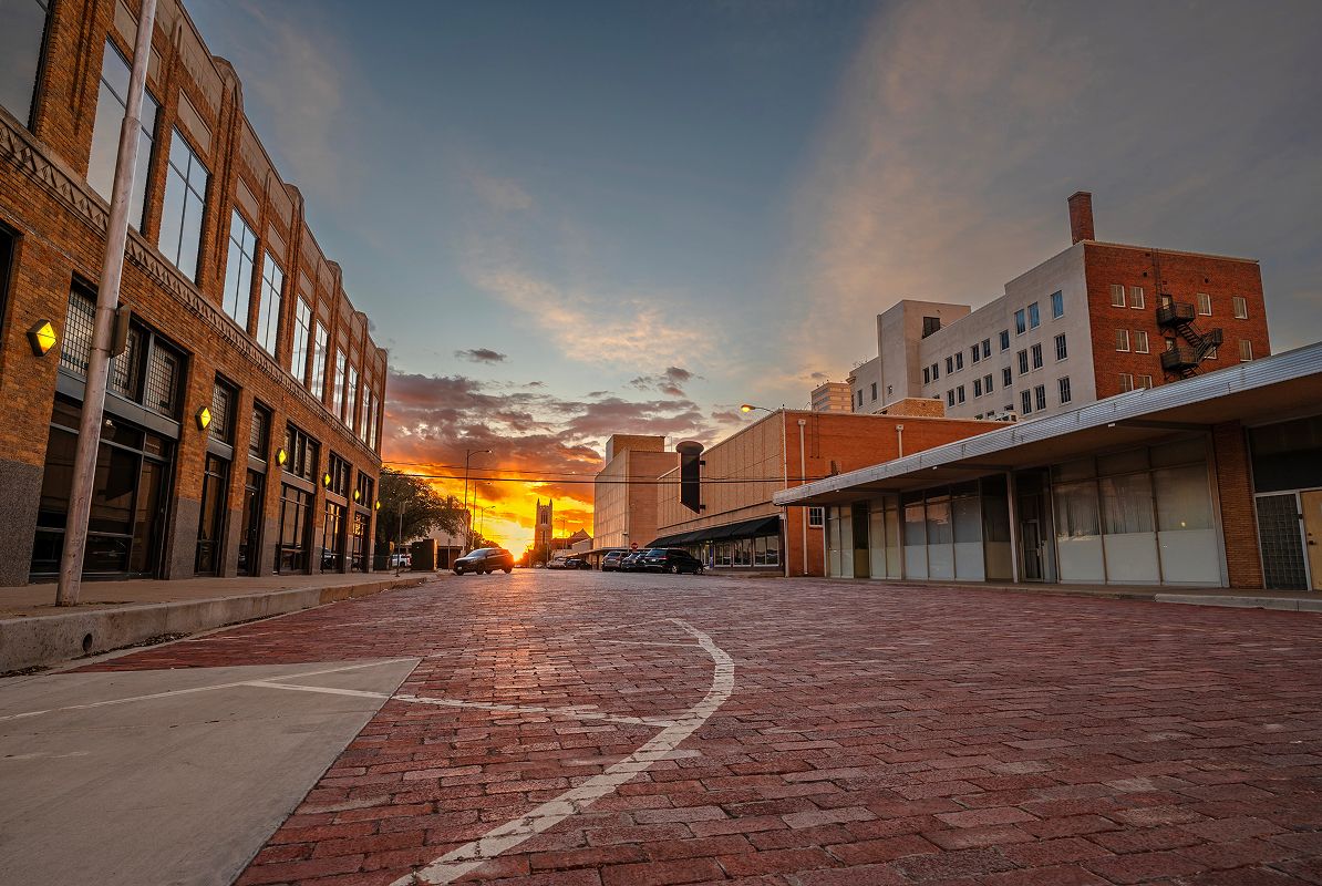 Lubbock Downtown Sunset