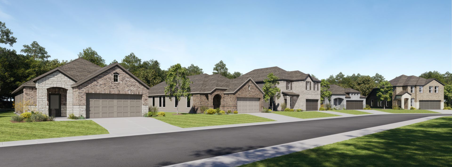 Grove Core Eventide 1 Side Brick Streetscape
