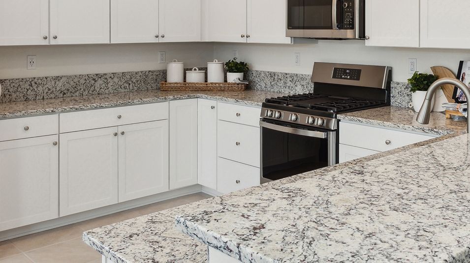 Sleek countertops