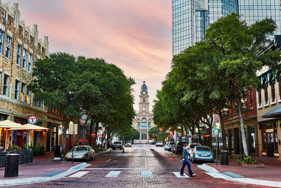 Fort Worth Downtown Streetscape