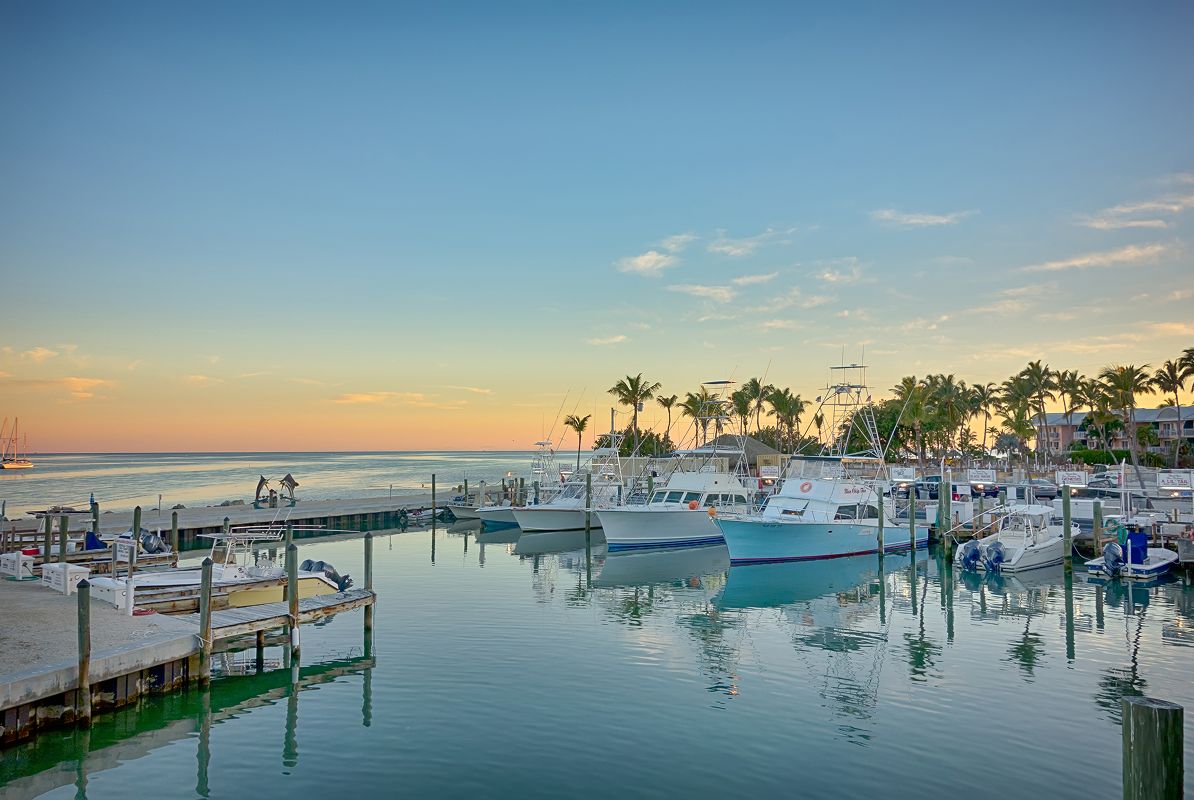 Key West Marina Sunset Getty 613211766