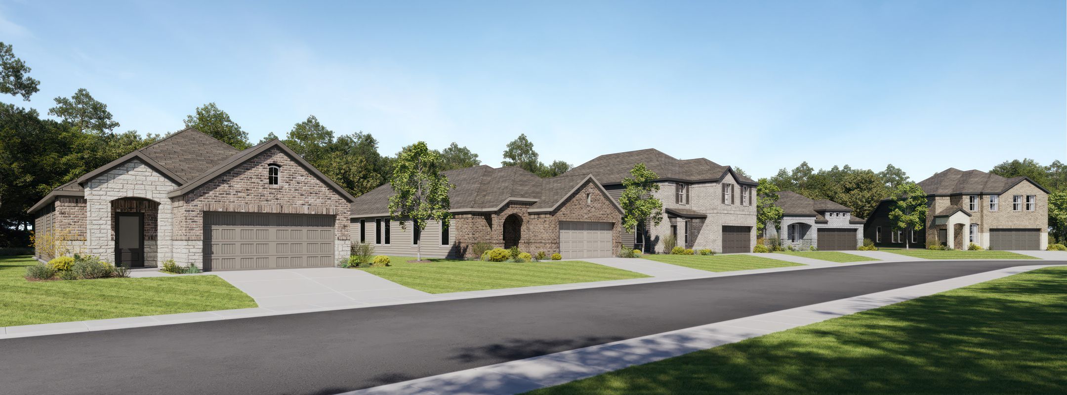 Grove Core Eventide 1 Side Brick Streetscape