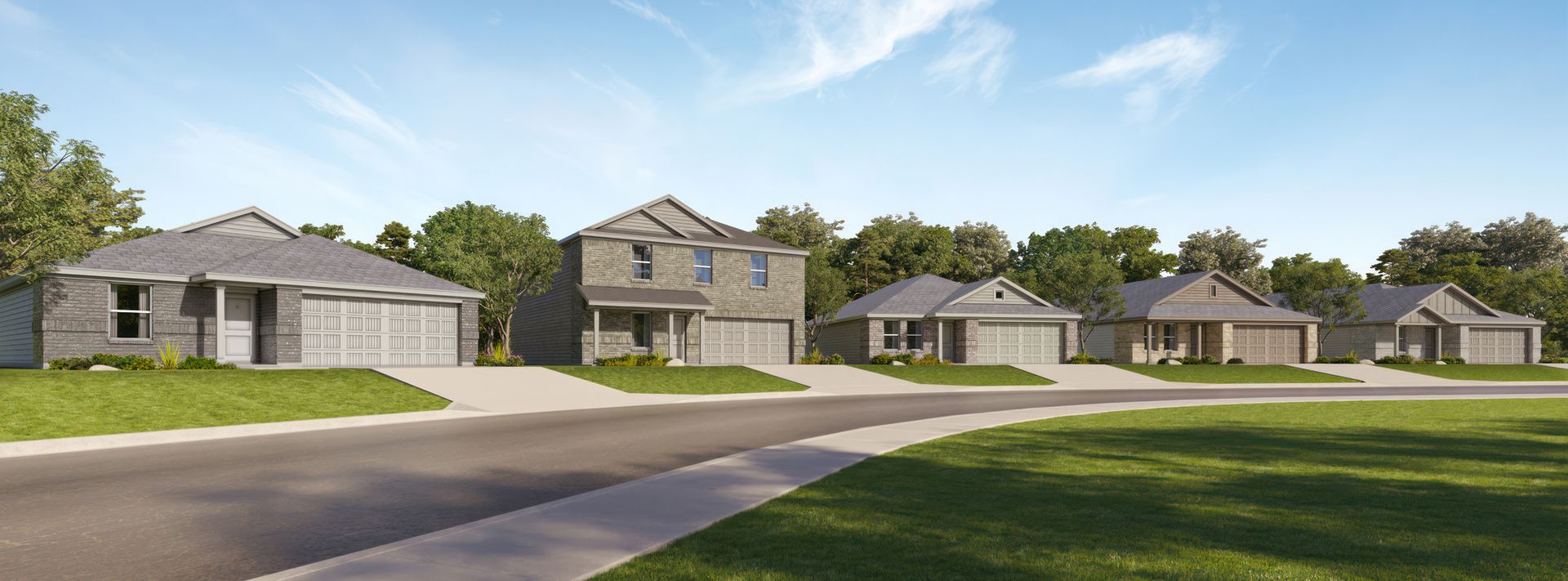 Grove Core Watermill 1 Side Brick Streetscape