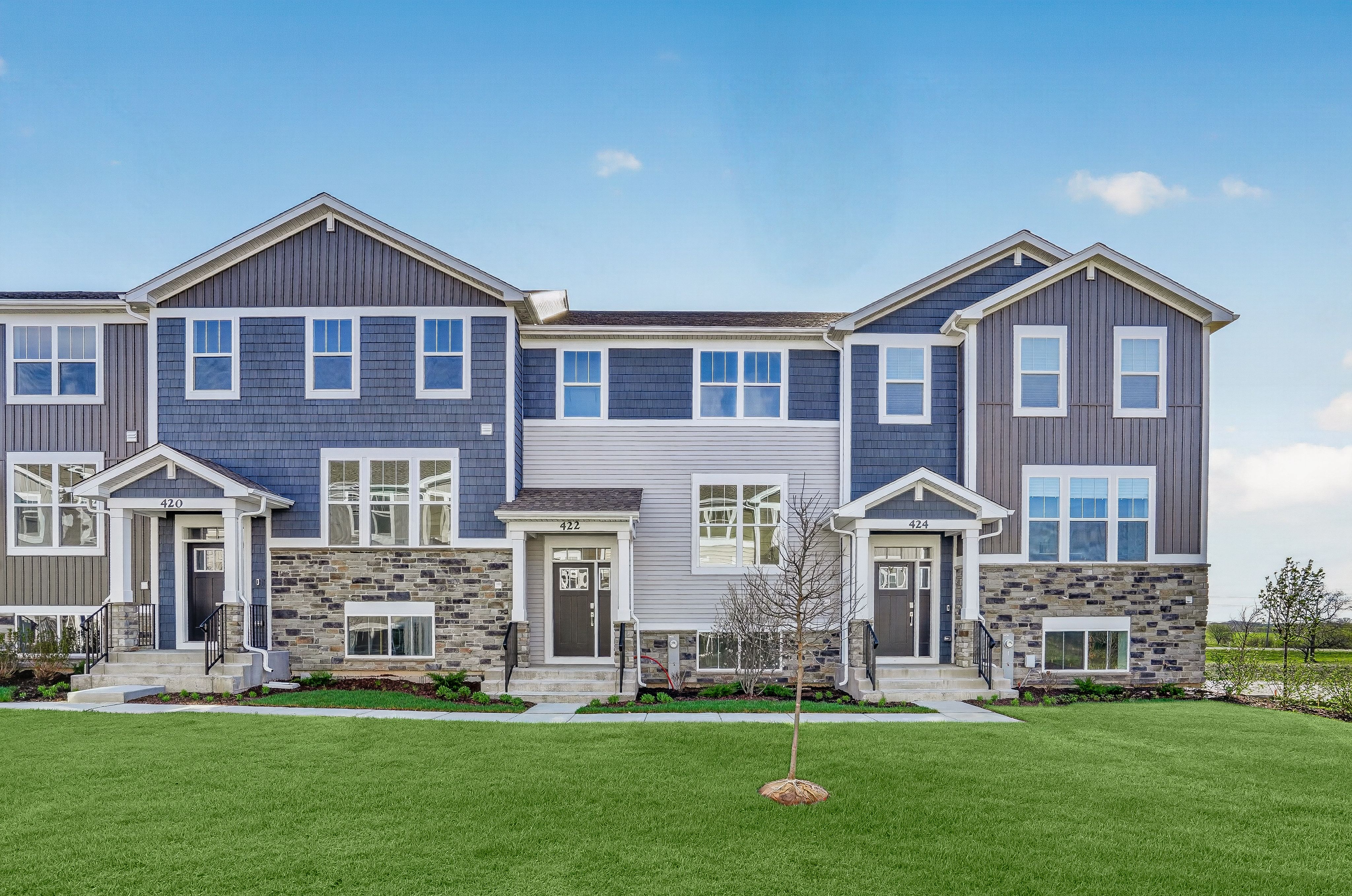 Amherst - Oaks of Volo - Urban Townhomes: Volo, Illinois - Lennar