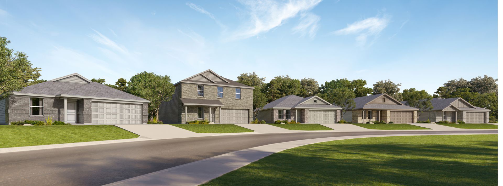 Grove Core Watermill 1 Side Brick Streetscape