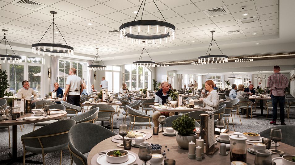 Calusa Country Club Amenity Clubhouse Dining 2of2