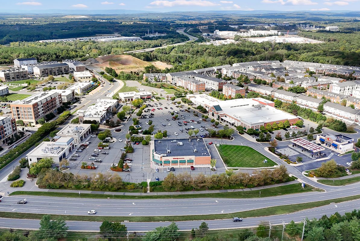 Ashburn Aerial The Village Center 2of3
