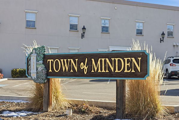 Minden Town Sign