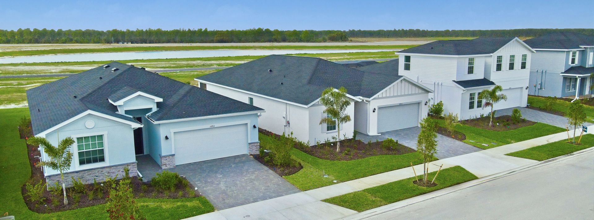 Patio Homes Tuckers Cove Streetscape