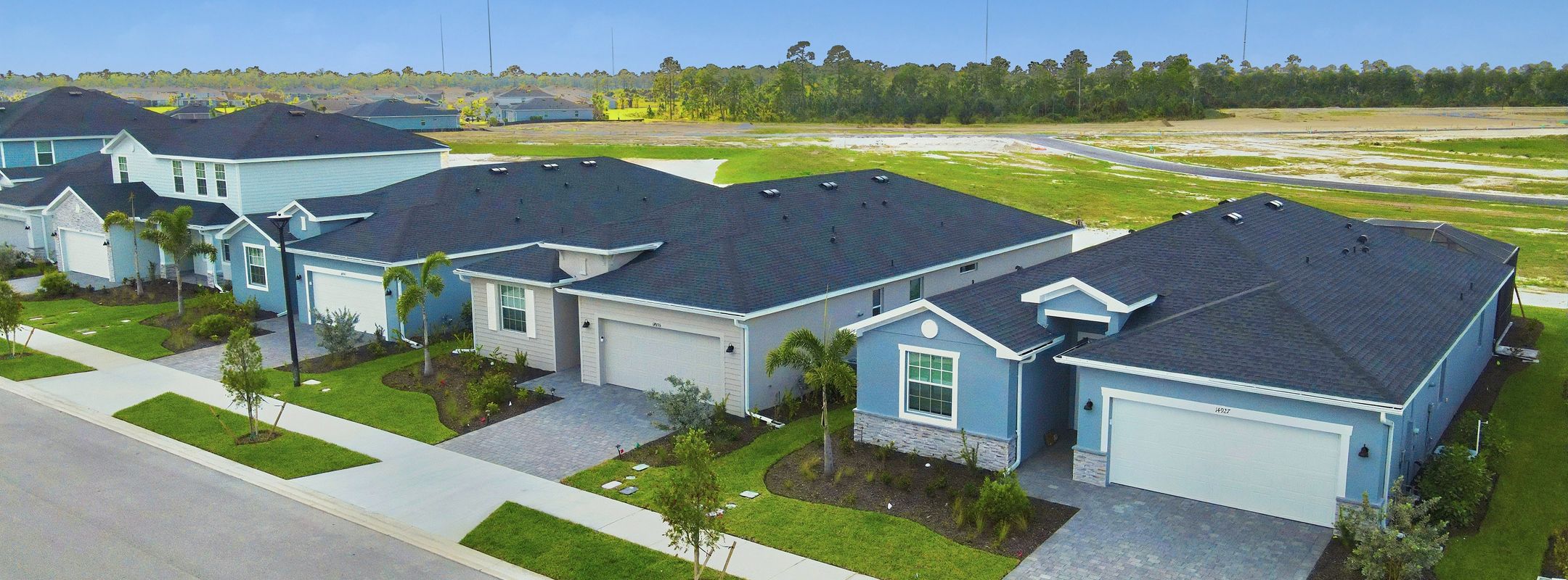 Executive Homes Tuckers Cove Streetscape