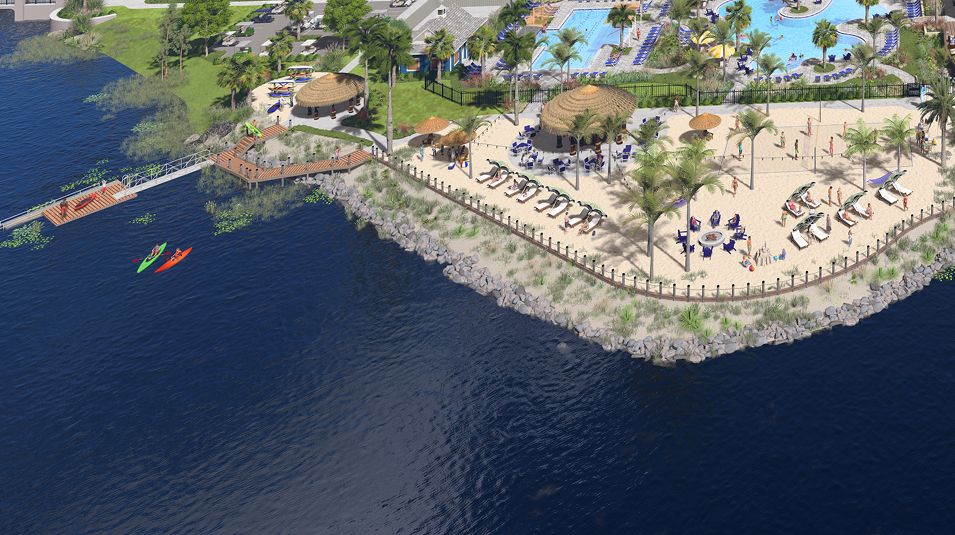 Tuckers Cove Amenity Aerial Lake