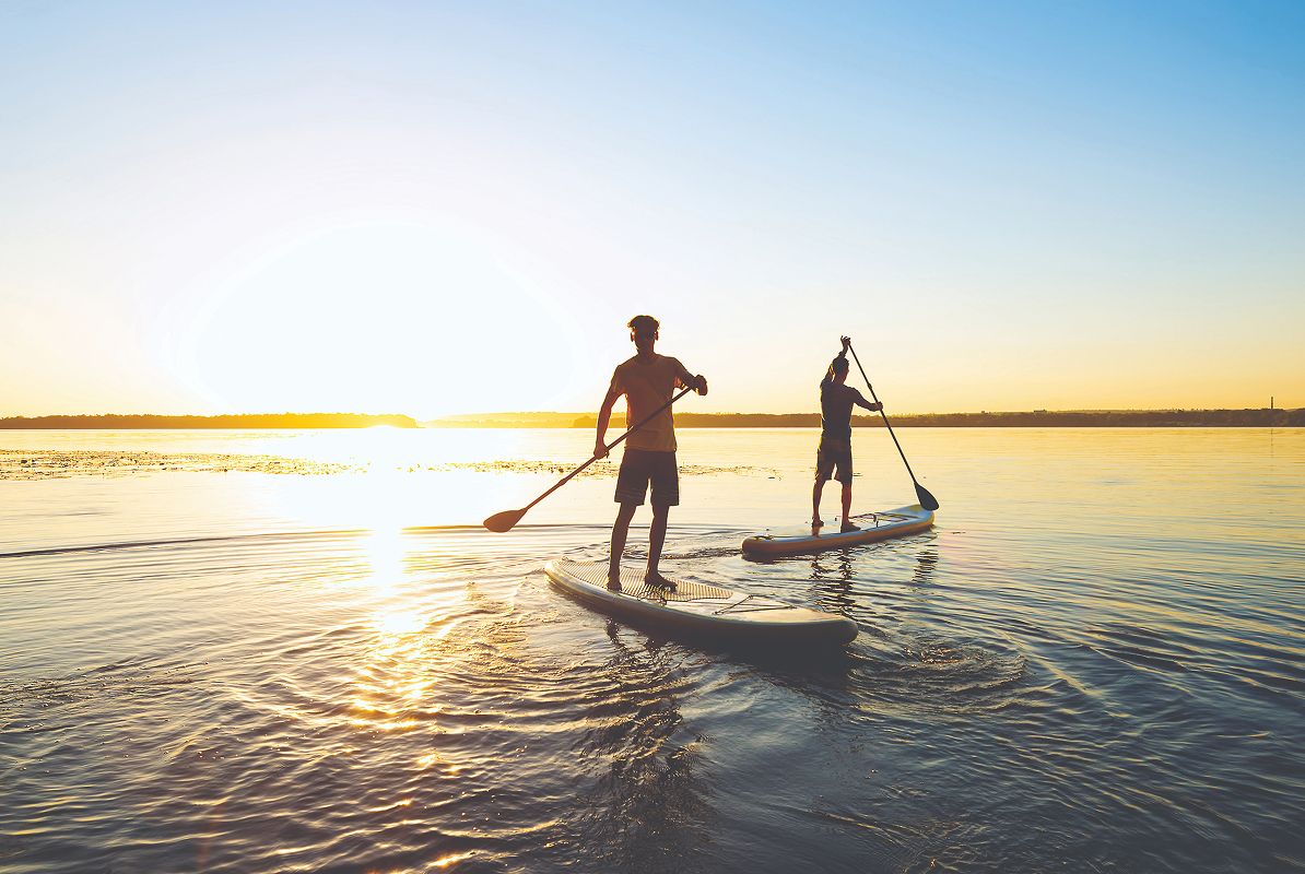 N Pic Activities Water Paddleboard SUP Men Sunset