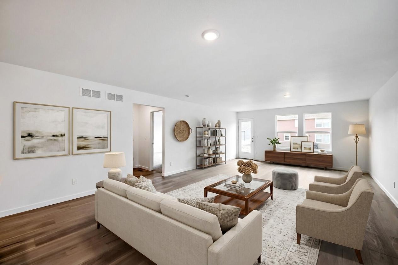 9121 Simmental Way Great Room   Staged