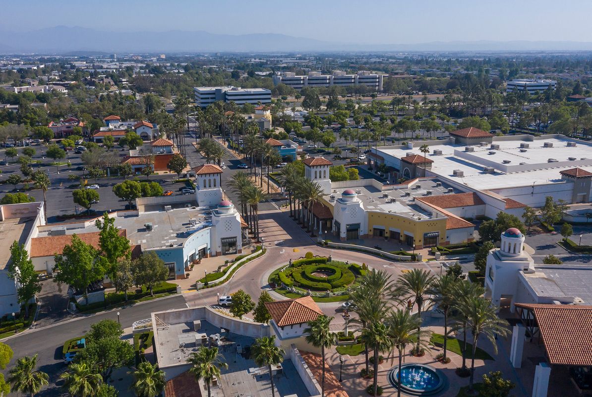 Rancho Cucamonga Downtown Aerial