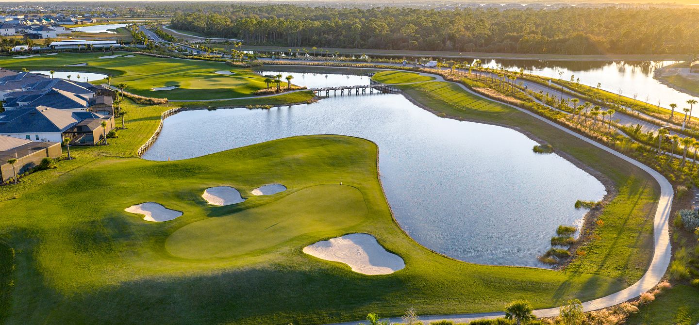 Webbs Reserve Amenity Golf Aerial
