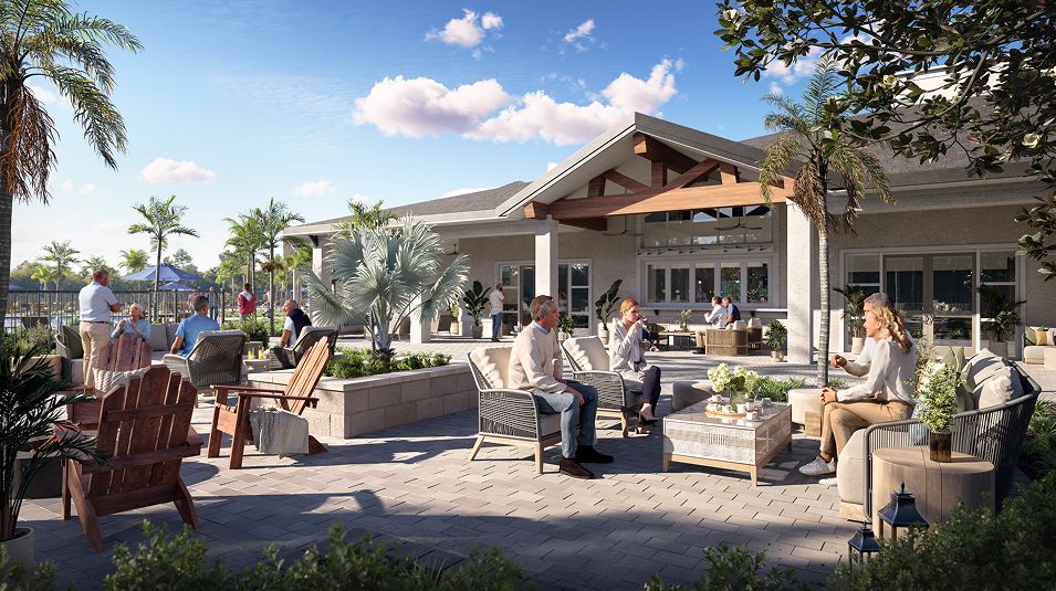 Webbs Reserve Amenity Clubhouse Patio