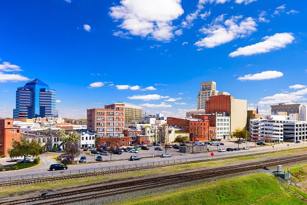 NC Durham Downtown Skyline