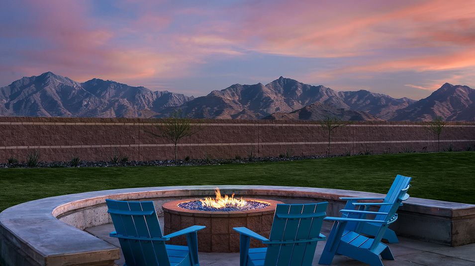 Alamar Discovery Amenity Moonbeam Patch Park Firepit Dusk
