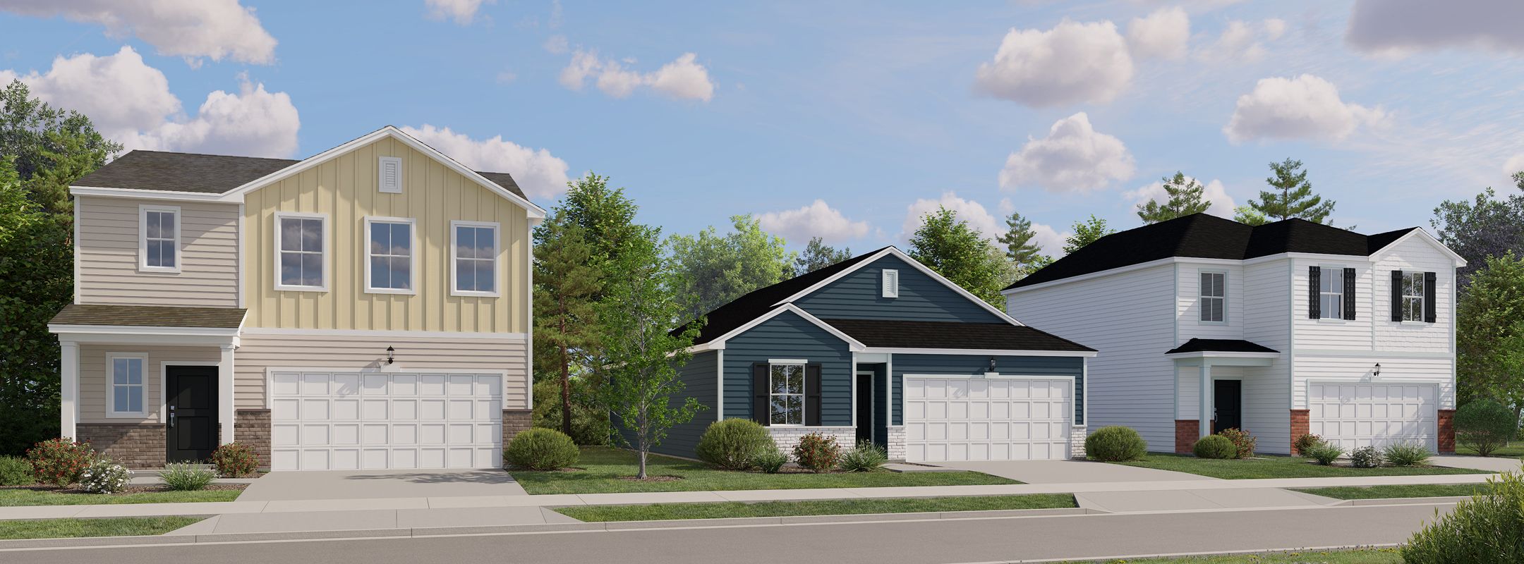 Single Family Auburn Chase Streetscape