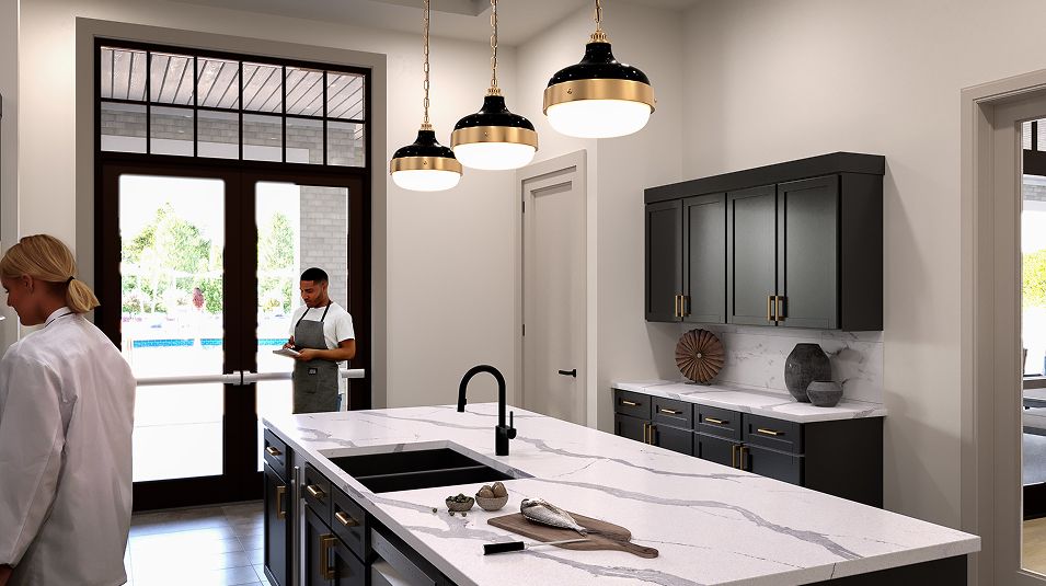 Easton Amenity Clubhouse Kitchen
