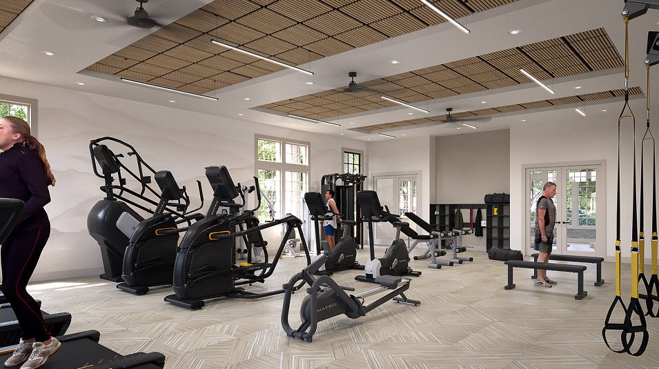 Easton Amenity Fitness Center 1of2