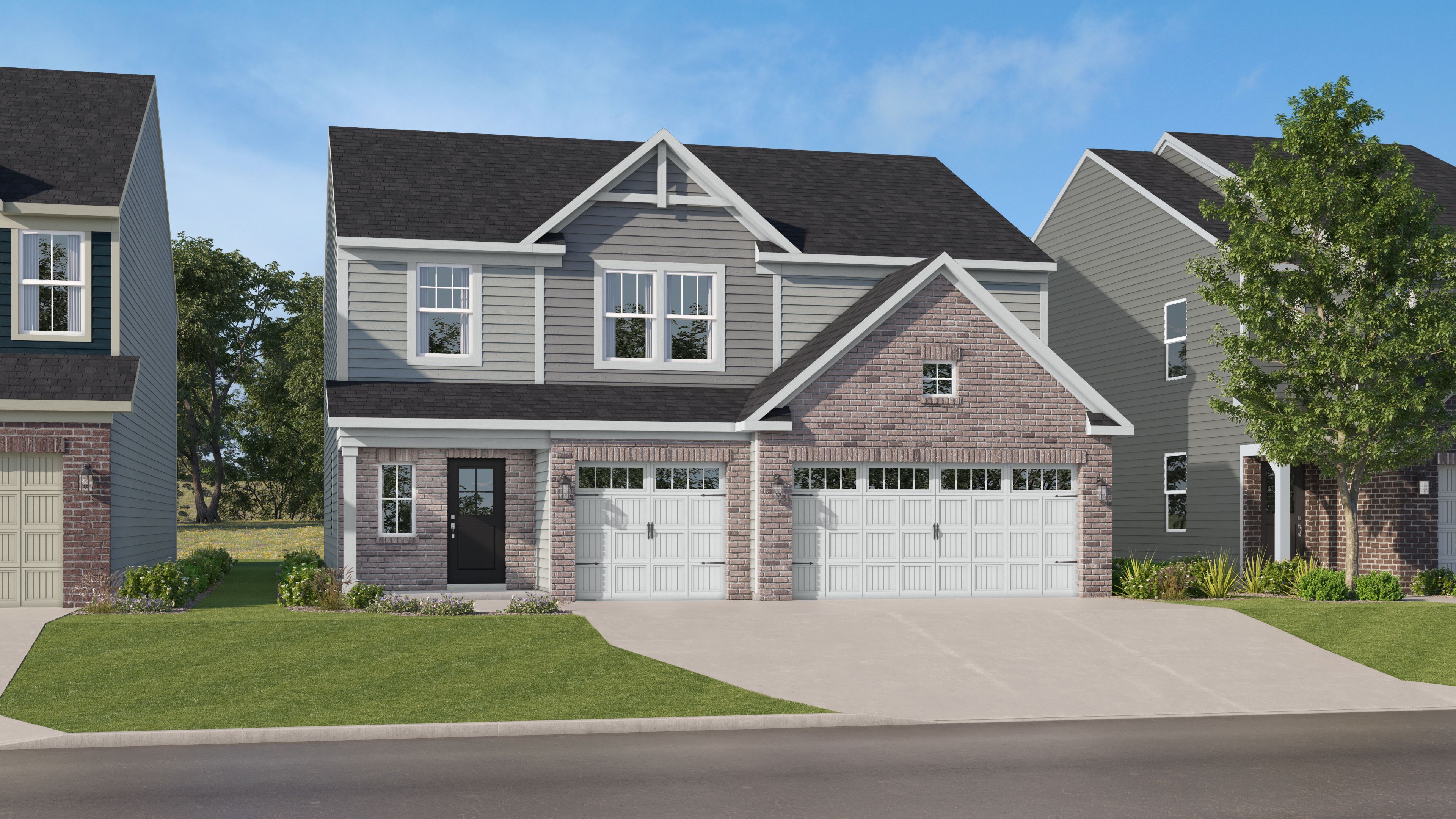 Jasper - Kingsbridge - Kingsbridge 3-Car Venture: Franklin, Indiana - Lennar