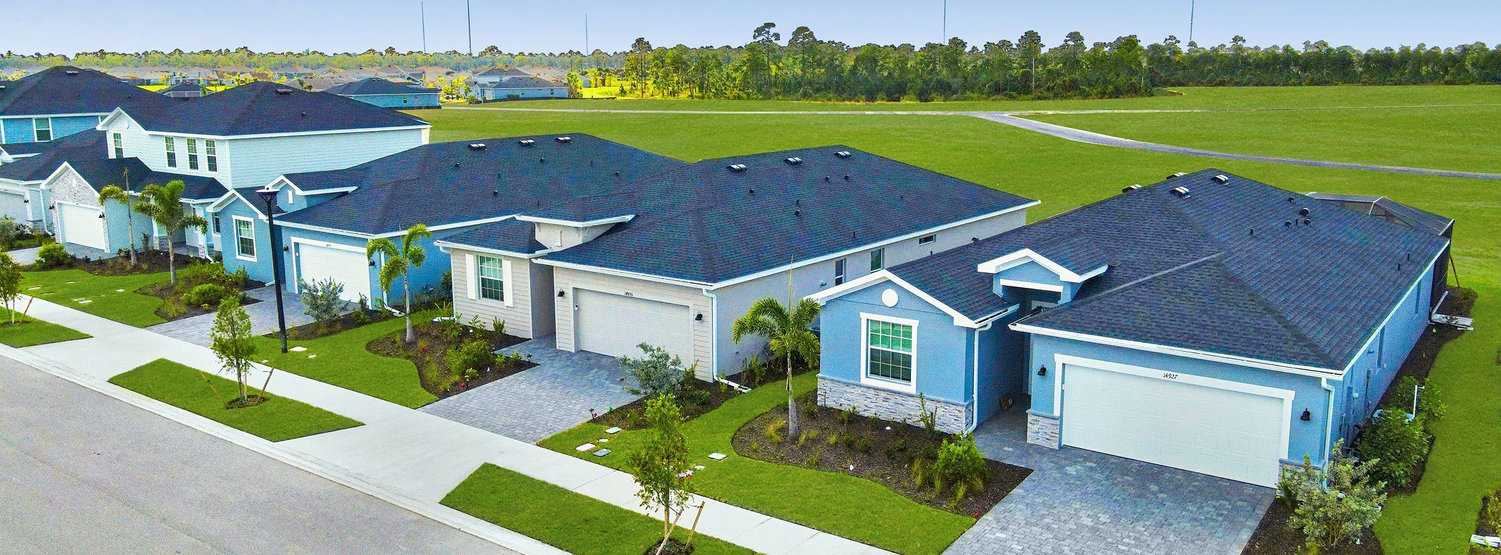 Executive Homes Tuckers Cove Streetscape