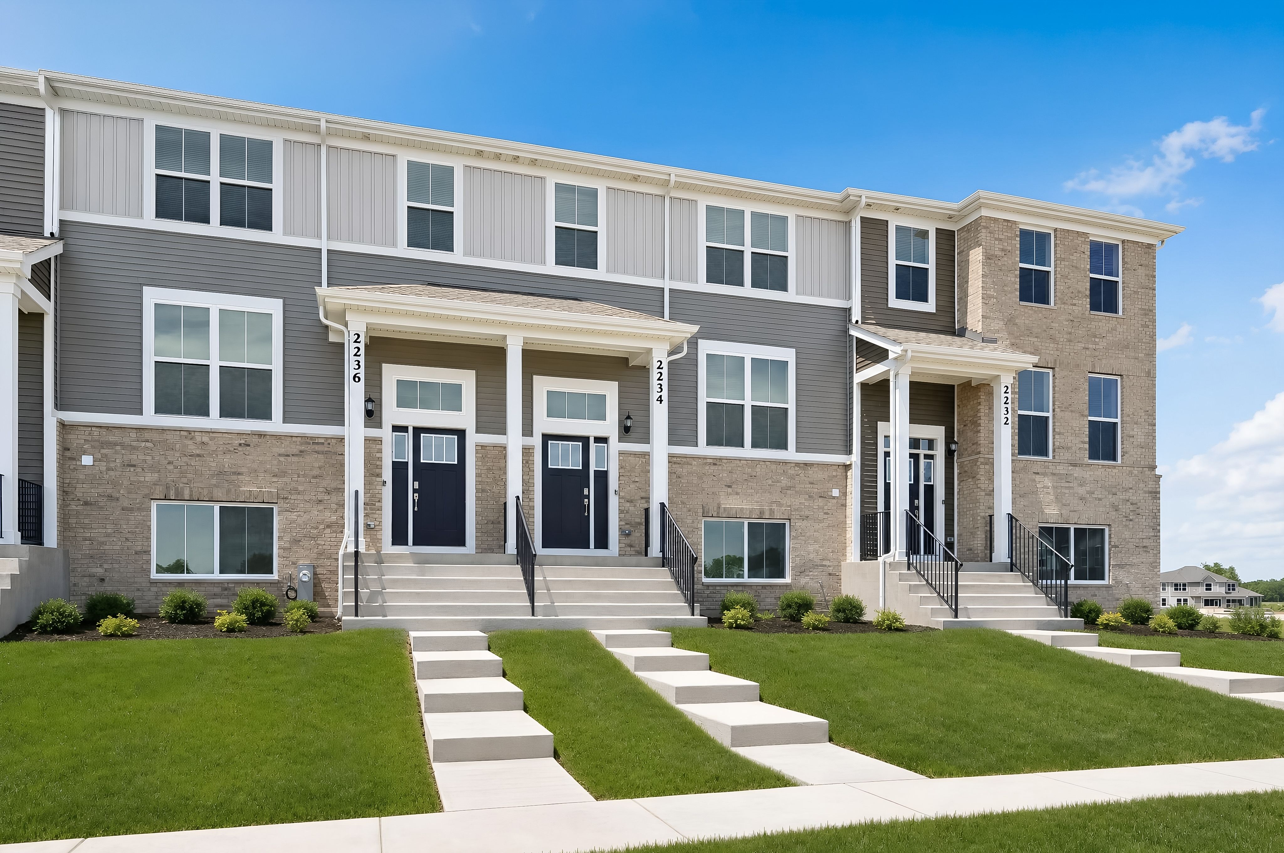 Amherst - Algonquin Meadows - Urban Townhomes: Algonquin, Illinois - Lennar