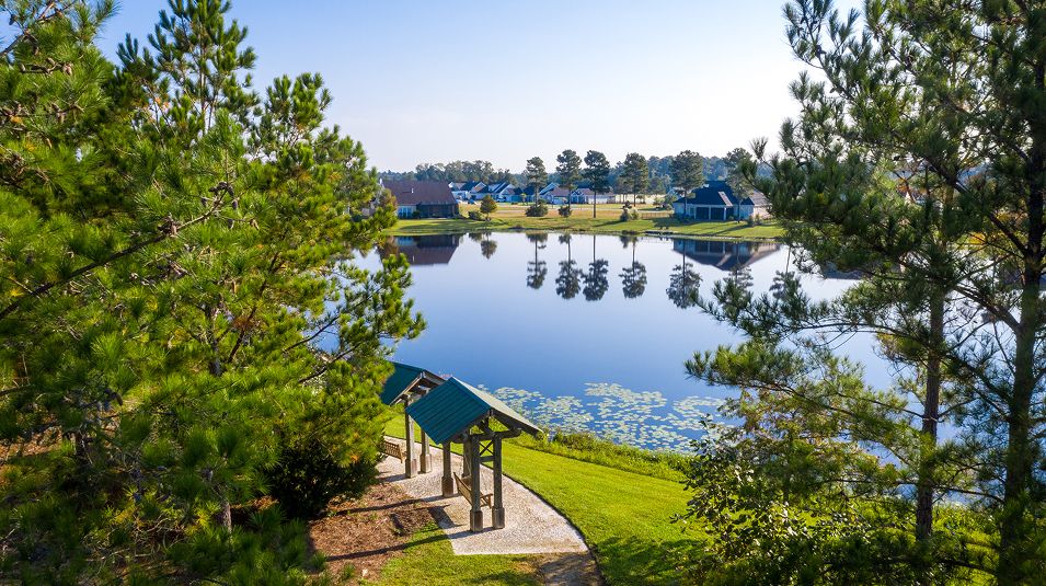 The Preserve Amenity Pond Photoshoot