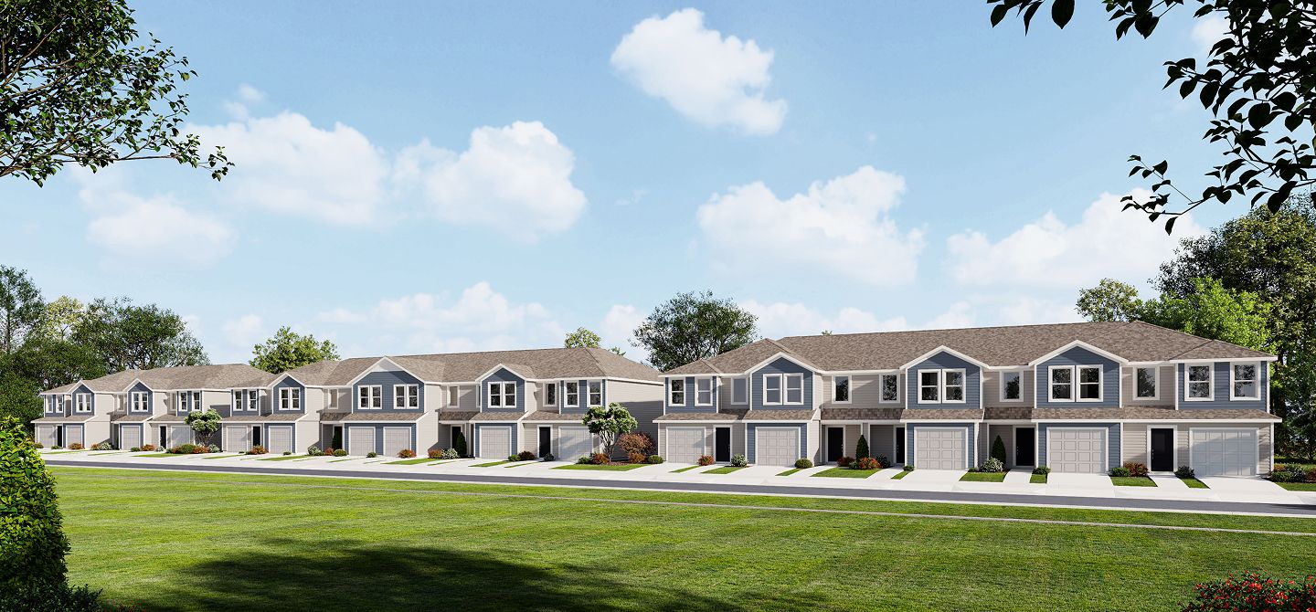 Grandview Townhomes Streetscape Elevation B
