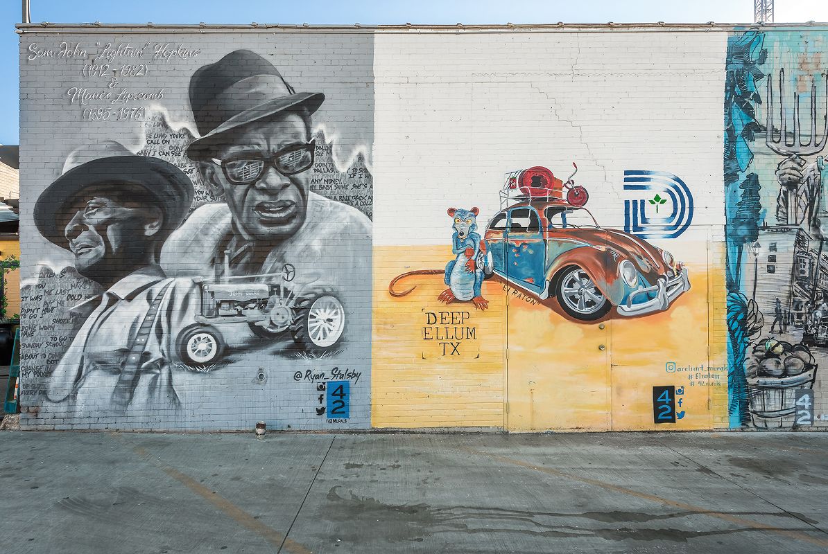 Dallas Market Deep Ellum Building Art