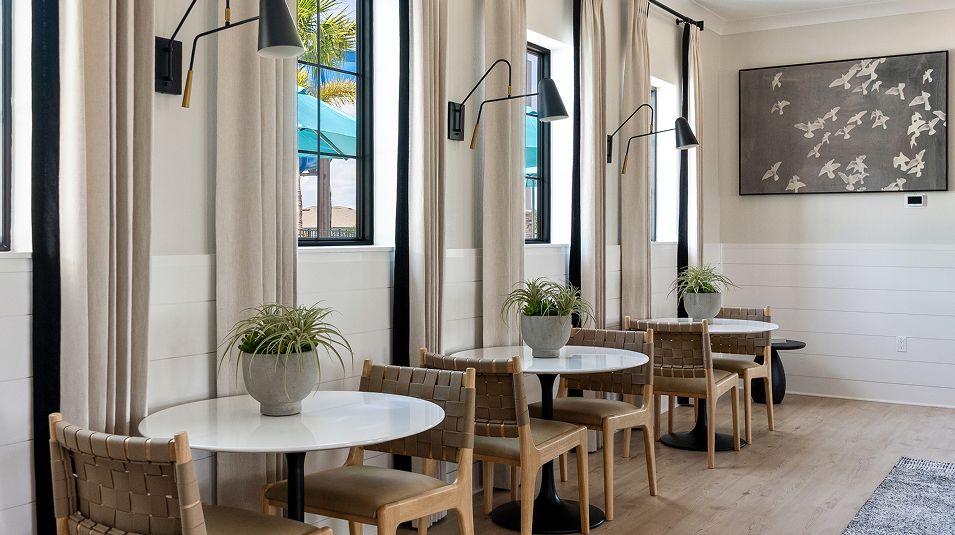 Prosperity Lakes Amenity Clubhouse Interior Seating
