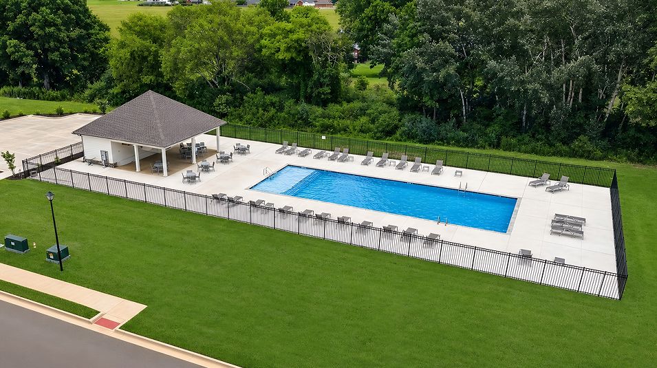 Henderson Estates Aerial Amenity Pool 1of3