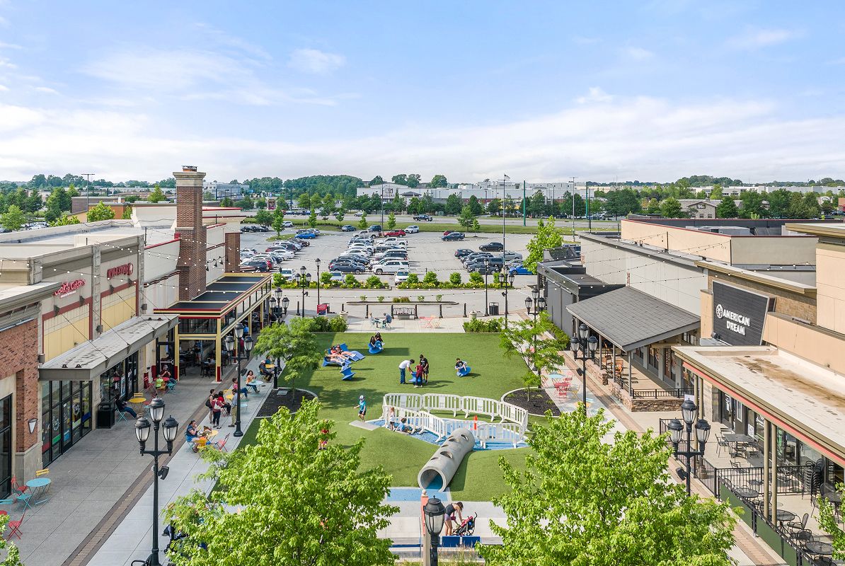 Noblesville Aerial Hamilton Town Center Park
