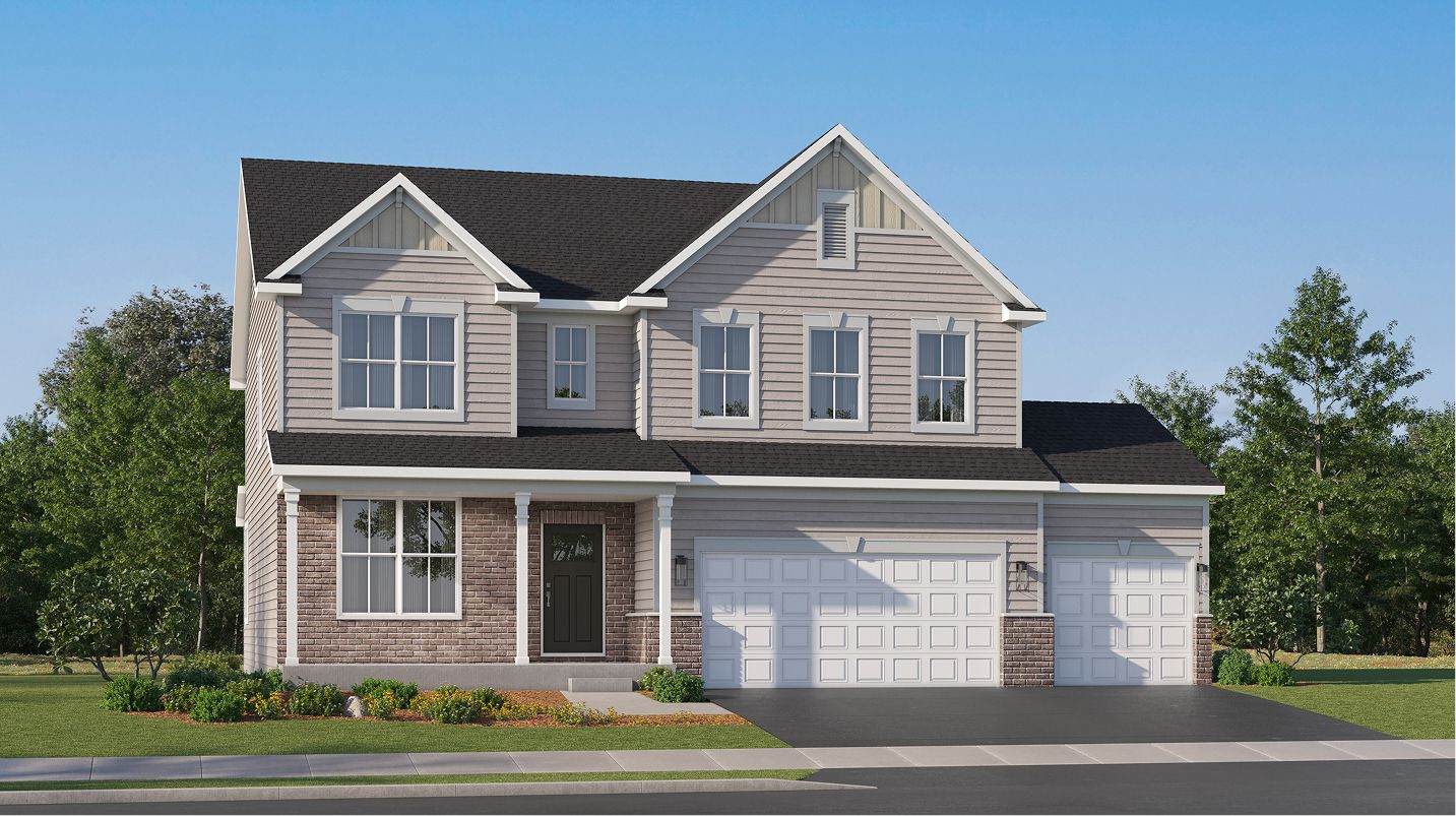 Santa Rosa - Brighton Ridge - Medallion Series: Sugar Grove, Illinois - Lennar