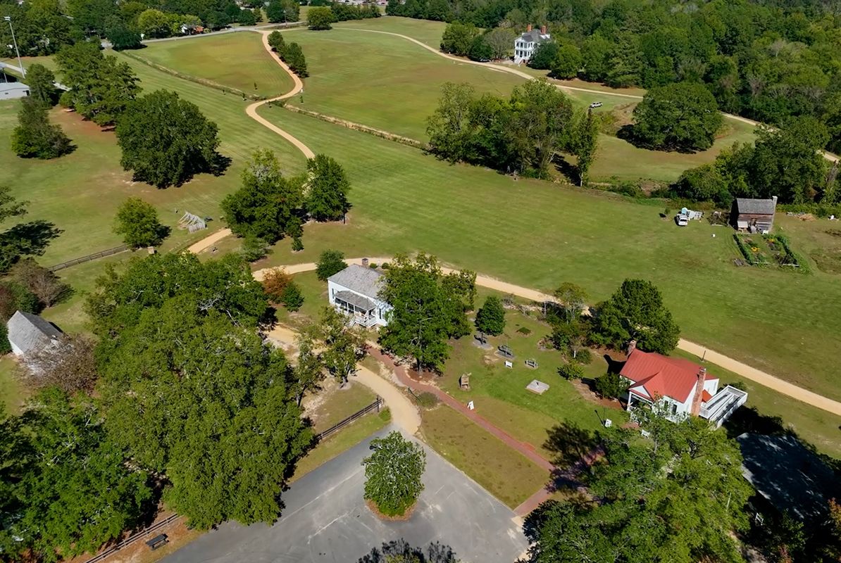 SC Camden Aerial Historic Kershaw Cornwallis House 2of3