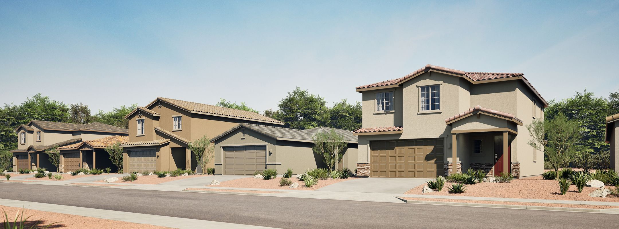 Saguaro Crest Rocking K Streetscape