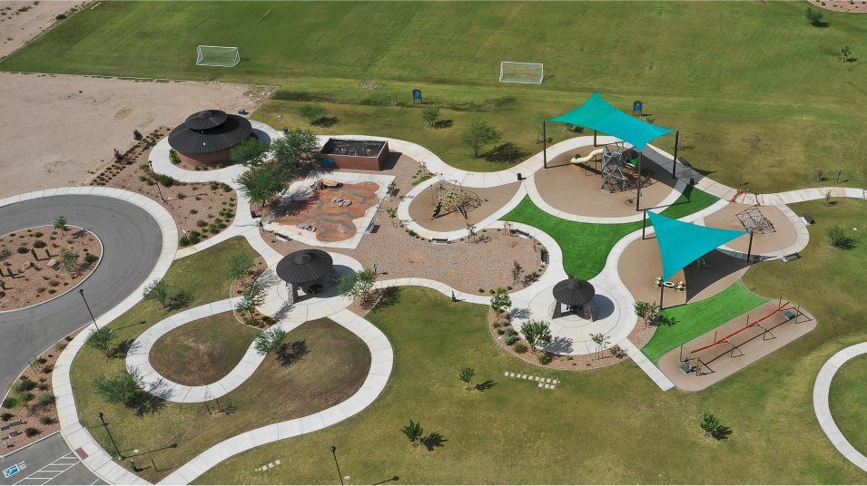 Rocking K Amenity Park Aerial View