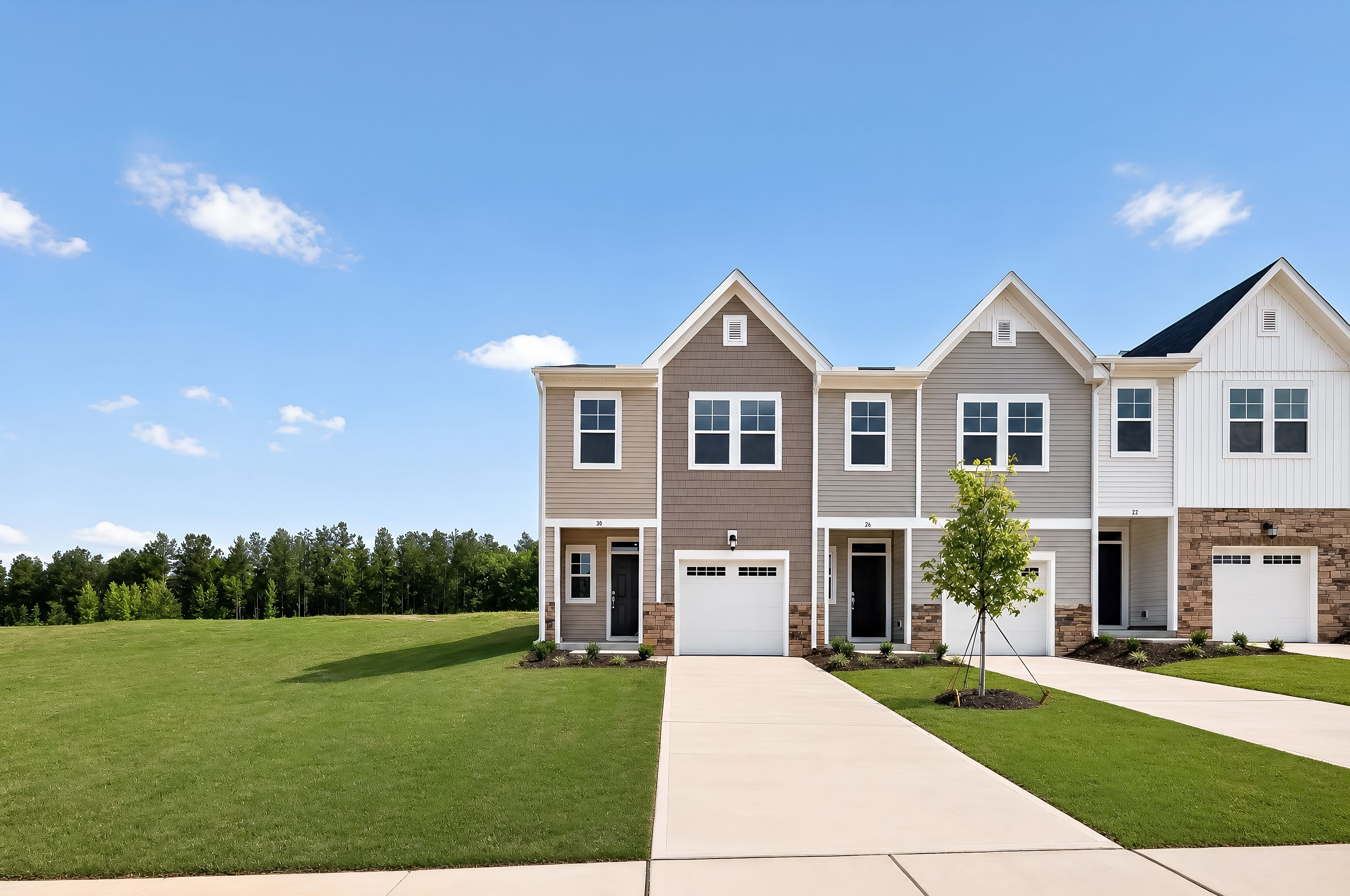 Kendall - Caitlin Crossing Townes: Lillington, North Carolina - Lennar