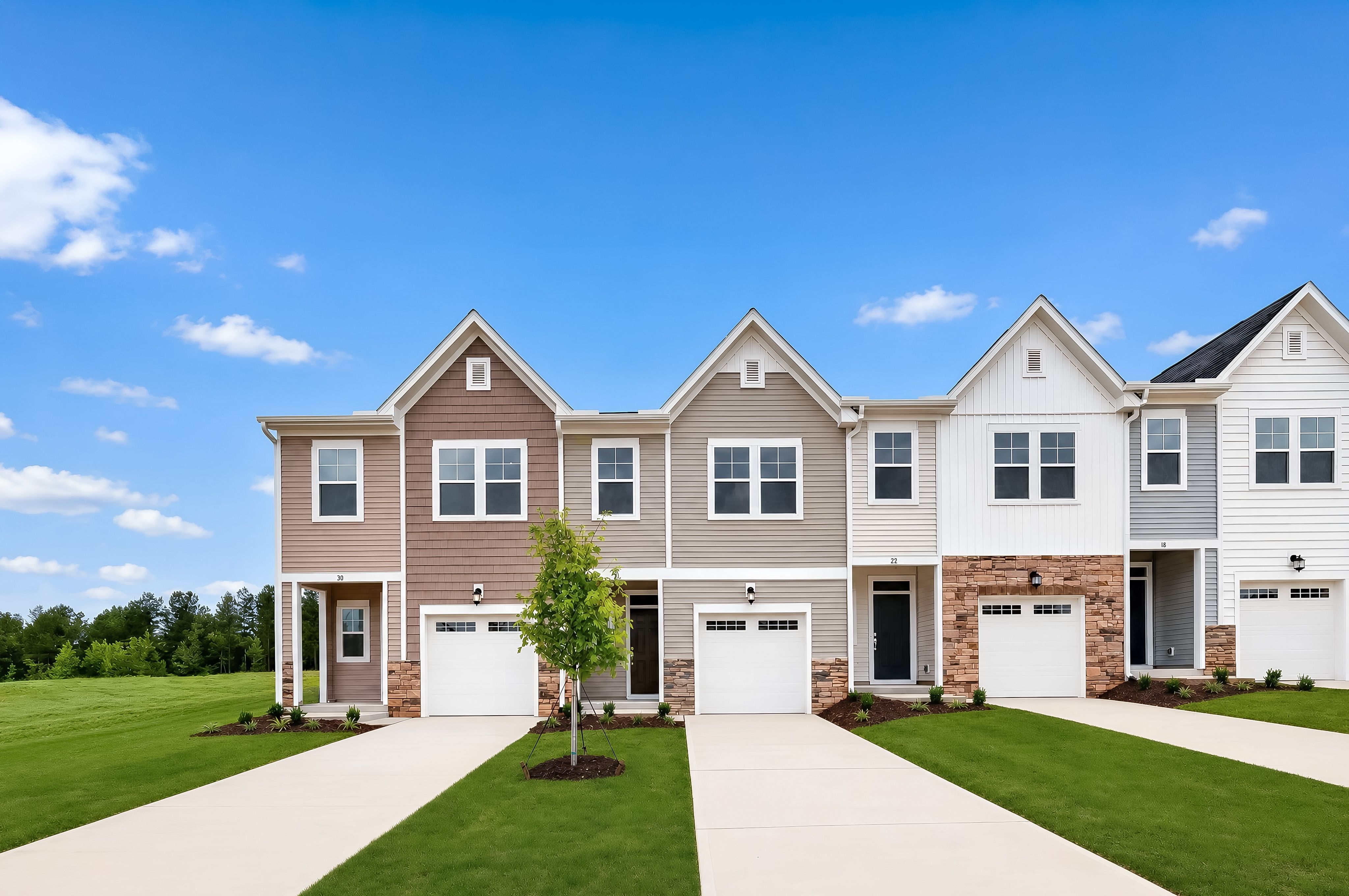 Kendall - Caitlin Crossing Townes: Lillington, North Carolina - Lennar