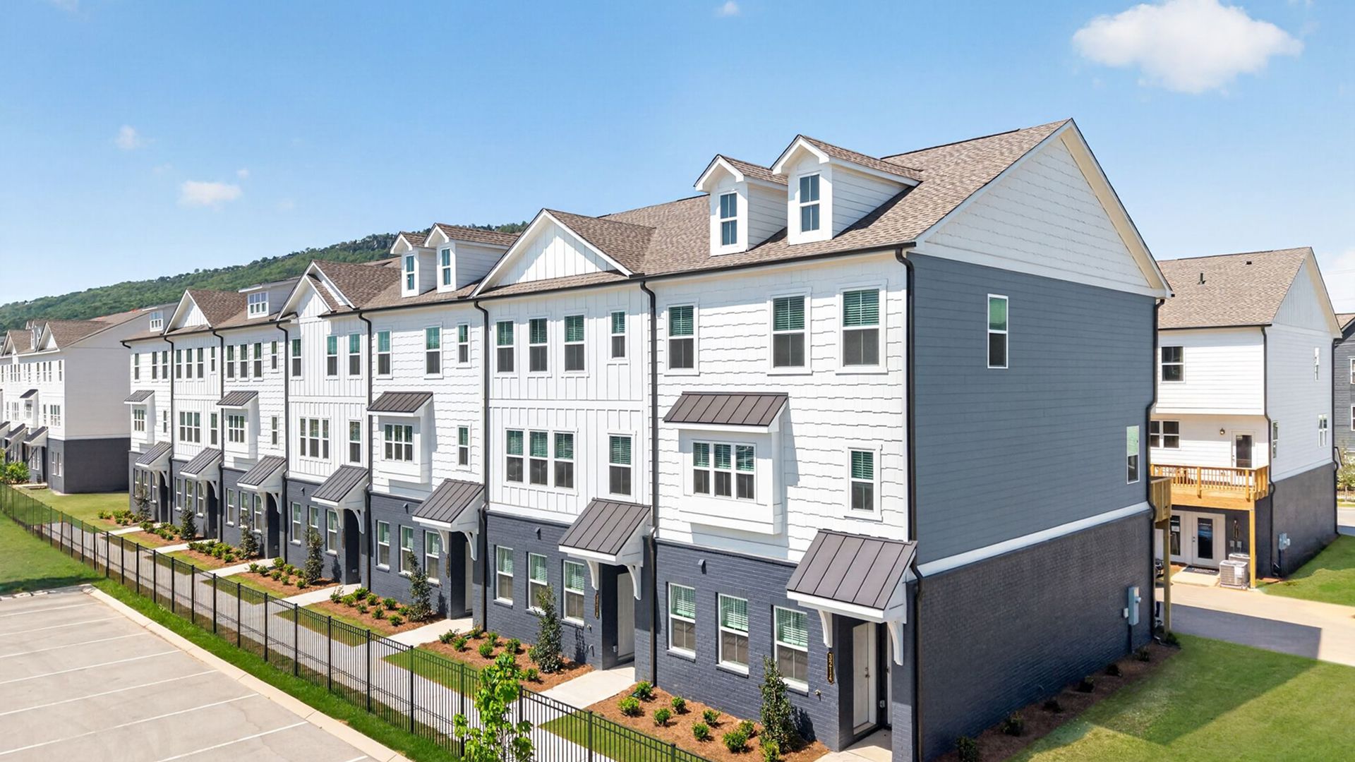 Borough33 Townhomes Aerial Streetscape 1of13