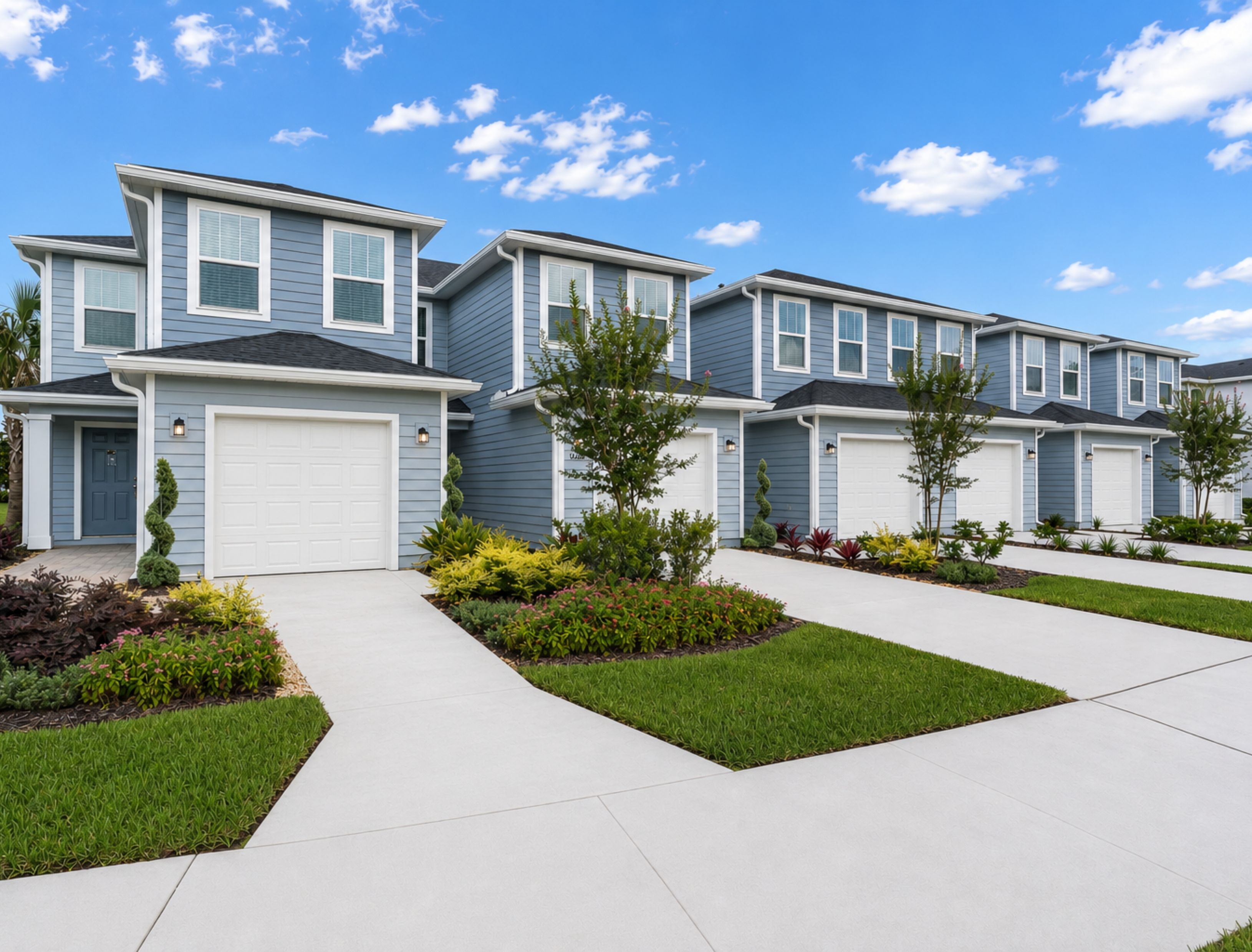 Oak Hill Village Townhomes por Lennar en Jacksonville-St. Augustine Florida