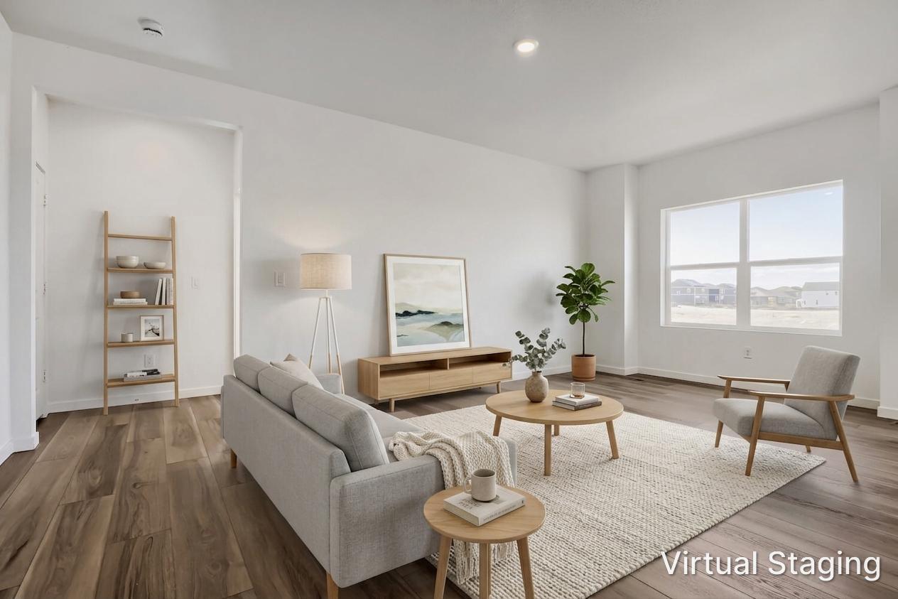 45931 Mill Ave Great Room Virtual Staging