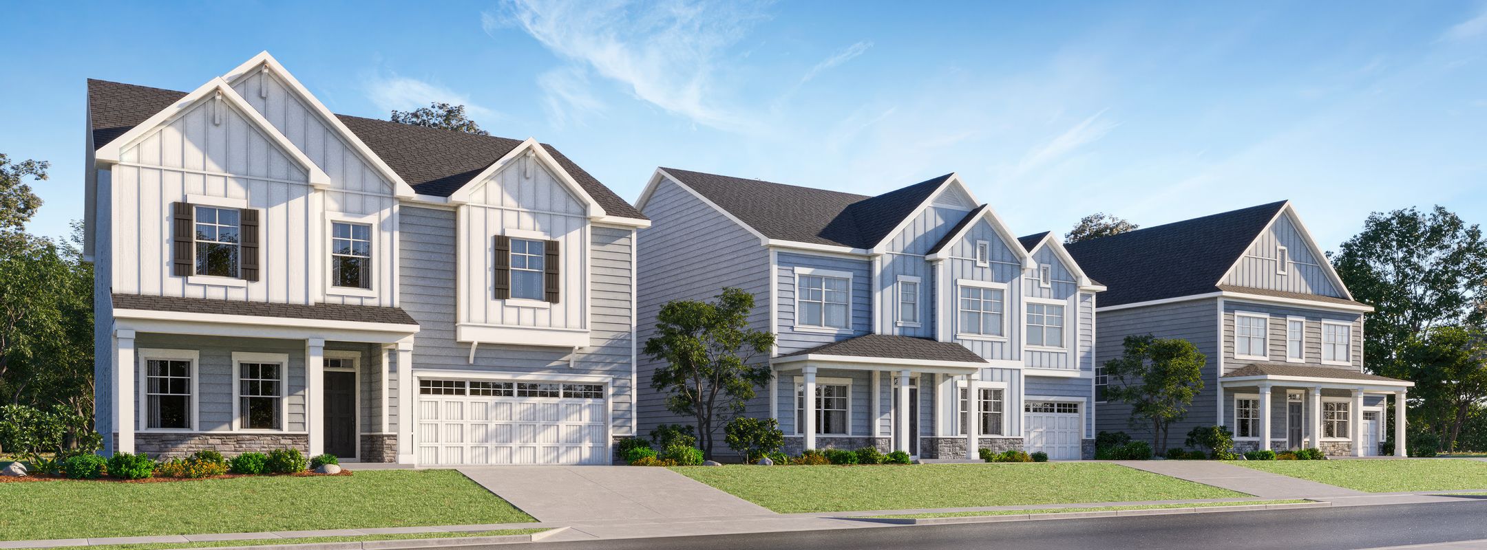 Highland Rolesville Crossing Streetscape