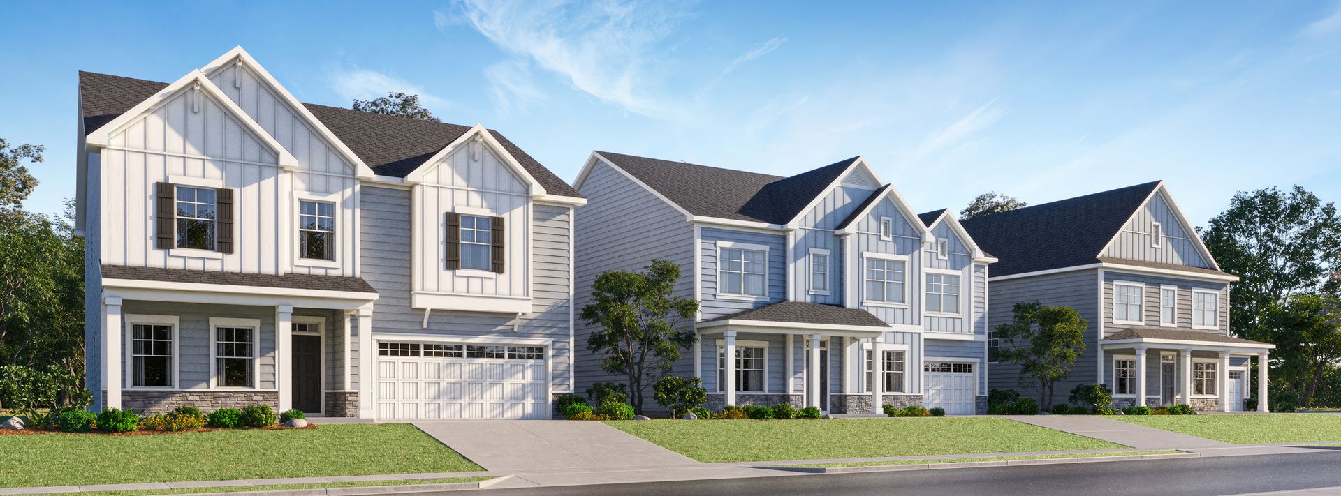 Highland Rolesville Crossing Streetscape